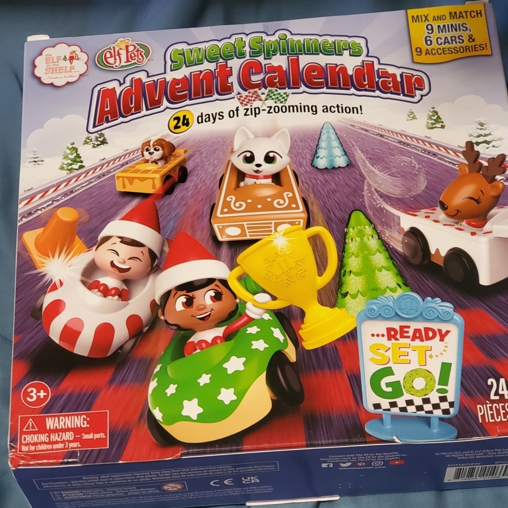 Elf Pets Sweet Spinners Advent Calendar - Multicolor